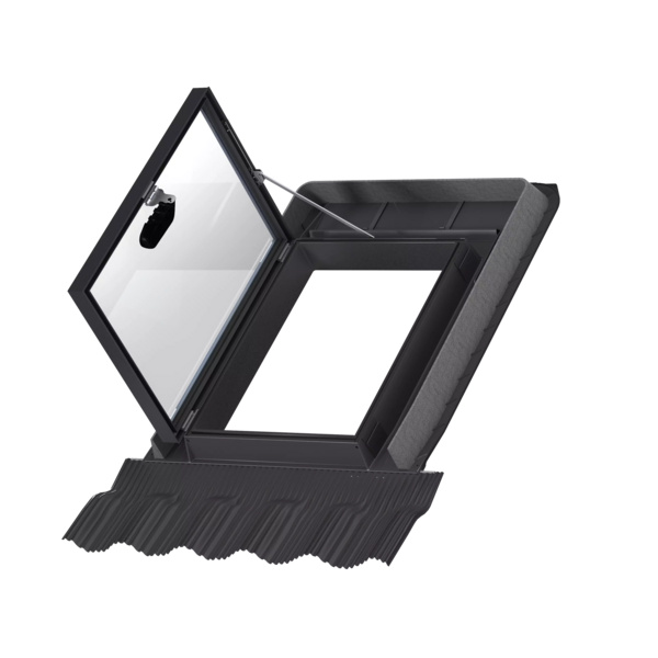 Dachausstieg GVT 103 0059Z Polyeurethan, schwarz, wärmegedämmt