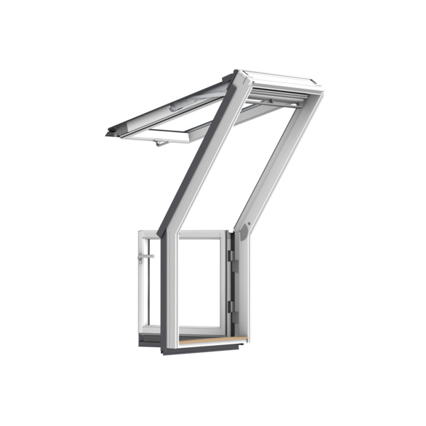 Dachterrasse GEL M08 2165 weiß lack Energie PLUS Kupfer 78x136