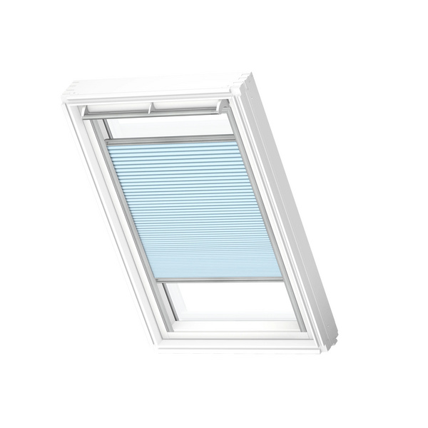 Wabenplissee FHC CK02 1169S Gletscherblau, Alu Schiene, Premium