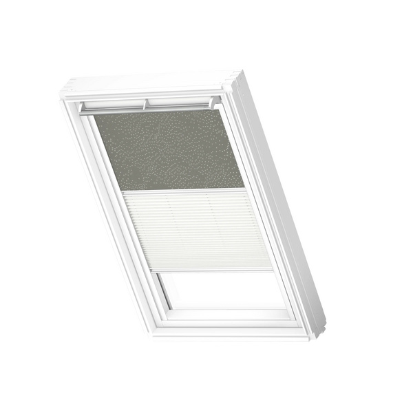 Verdunkelungs-Rollo Plus DFD CK02 4575SWL Olivebeige gep./weiß, weiß Premium