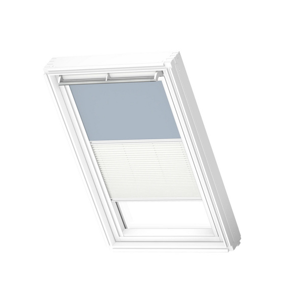 Verdunkelungs-Rollo Plus DFD CK02 4576SWL Himmelblau/weiß, weiß Premium