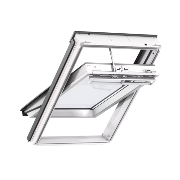 Solarfenster GGU SK10 036630 Polyurethan Energie PLUS Titanzink walzblank 114x160