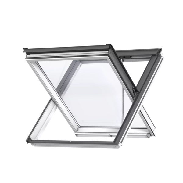 Rauchabzugsfenster GGL MK04 206640D weiß lack Energie PLUS Alu 78x98