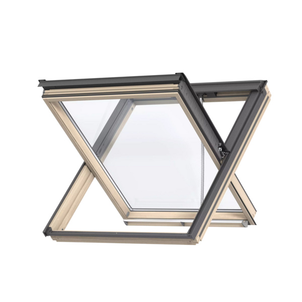 Rauchabzugsfenster GGL MK04 306640D klar lack Energie PLUS Alu 78x98