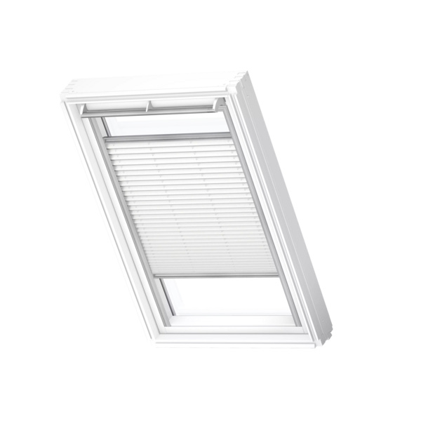Plissee manuell FHL C02 1016S weiß, Alu Schiene, Standard