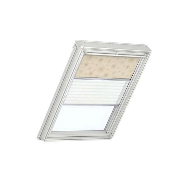 Verdunkelungs-Rollo Plus DFD C02 4661S Kids Grüne Sterne, Alu Schiene