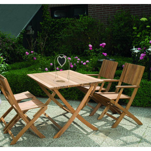 Falun Klappsessel Gest. und Fläche Akazienholz natur