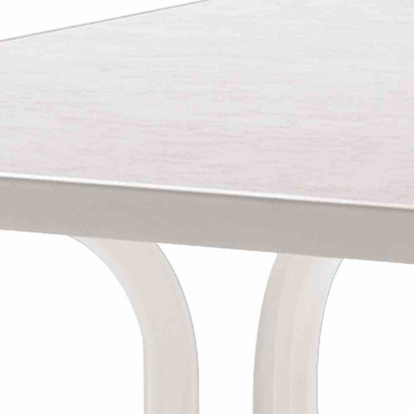 Boulevard-Klapptisch, 115x70x72cm, weiß StahlrohrGest., Mecalit-Pro-Platte