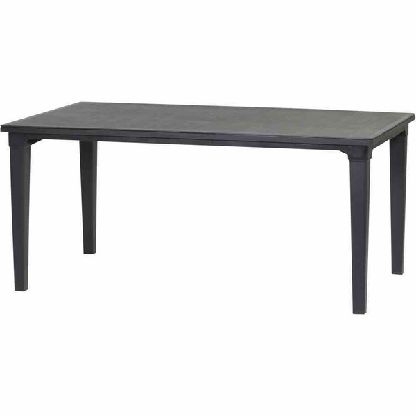 Lofttisch Futura 165x95cm, graphit Vollkunststoff