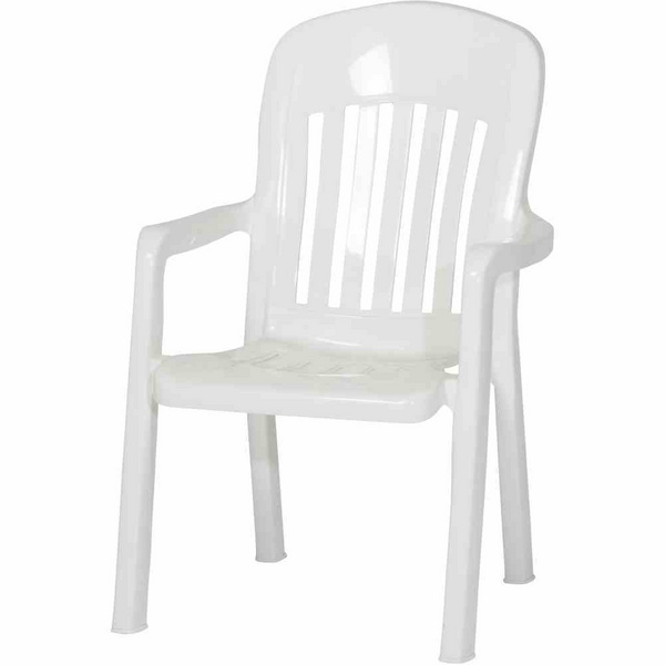 Comtesse Stapelsessel, weiß Vollkunststoff