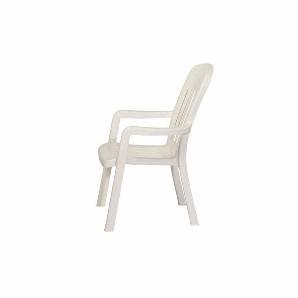 Comtesse Stapelsessel, weiß Vollkunststoff