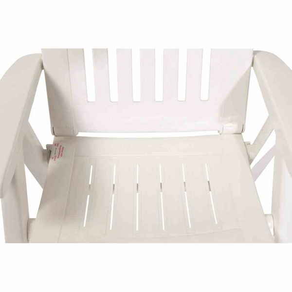 Comtesse Klappsessel, weiß Vollkunststoff