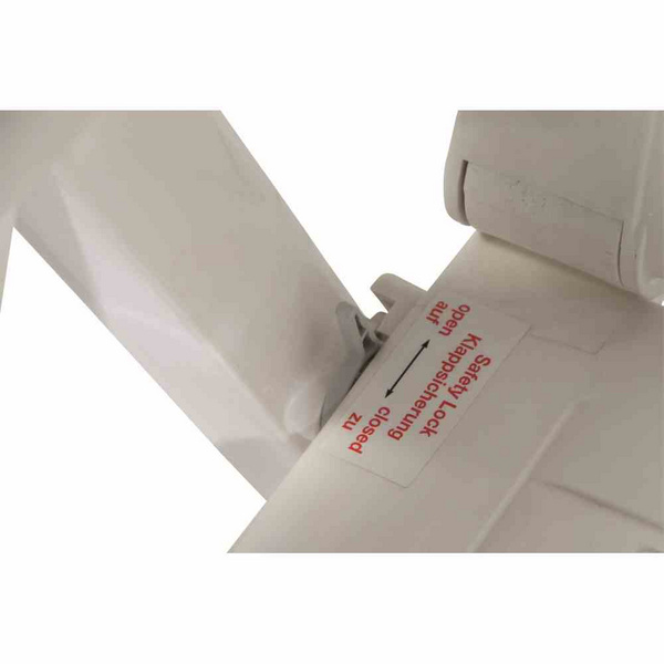 Comtesse Klappsessel, weiß Vollkunststoff