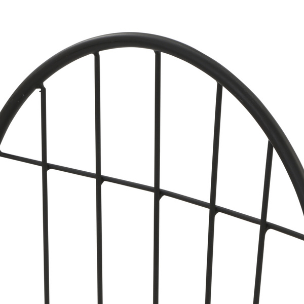 Prato Stapelstuhl Gest. Stahl schwarz matt, Fläche Keramik mehrfarbig