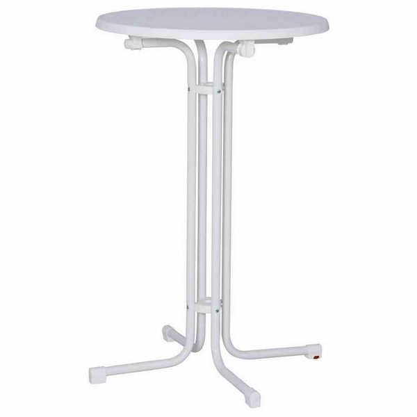 Stehtisch Ø 70 x 110 cm klappbar Stahlrohrgestell