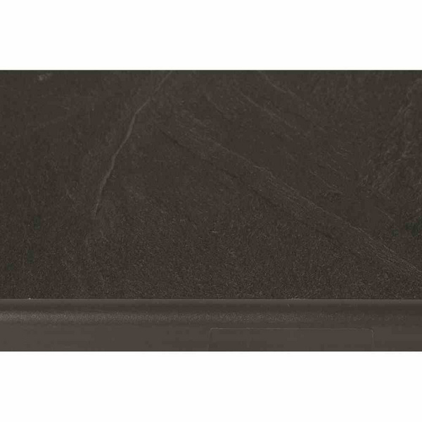 Boulevard-Klapptisch, 70x70cm, eisengr./anthrazit StahlrohrGest., Mecalit-Pro-Platte