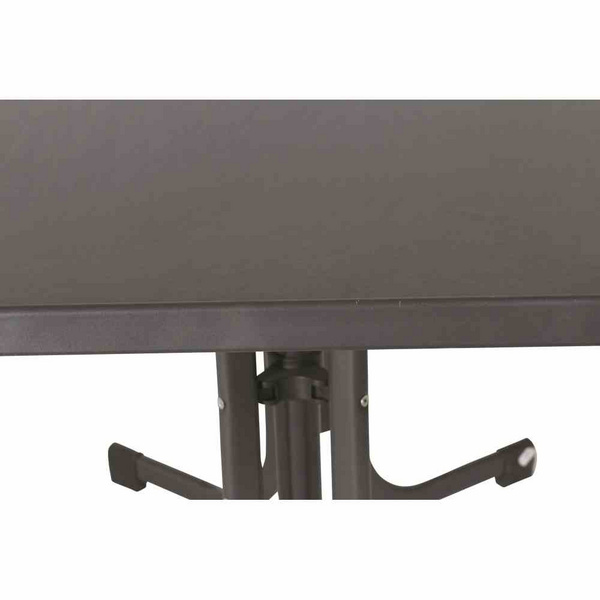 Boulevard-Klapptisch, 115x70x72cm, eisengr. StahlrohrGest., Mecalit-Pro-Platte