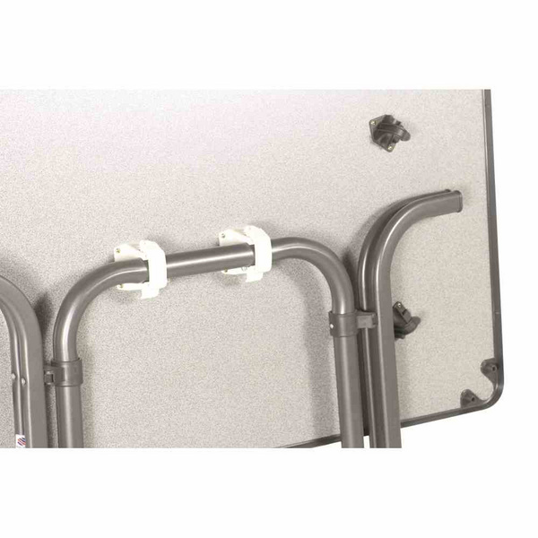 Boulevard-Klapptisch, 115x70x72cm, eisengr. StahlrohrGest., Mecalit-Pro-Platte