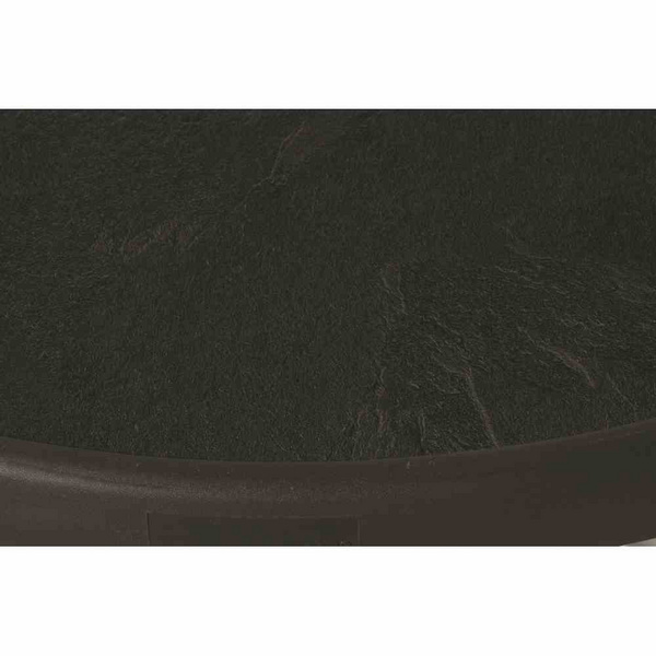 Boulevard-Klapptisch Ø86x72cm Stahlrohr Gestell Mecalit-Pro-Platte