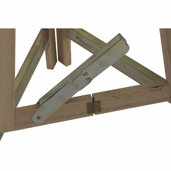 Stehtisch Ø78cm, komplett aus Kiefernholz Gest. klappbar