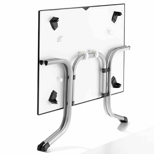 Bouelvard-Klapptisch vivodur, 120x80cm StahlGest. graphit/vivodur-Tischpl. Schieferopt.