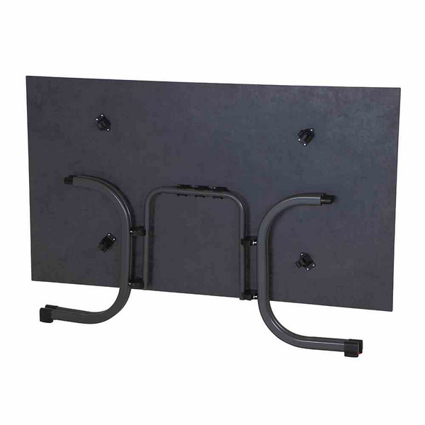 Sola Klapptisch 160x90cm, anthrazit Gest. Stahl, Tischpl. HPL dark stone