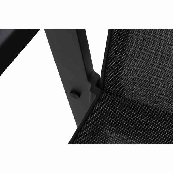 Savona Dining Move Sessel matt anthrazit/silber-schwarz Gest. Alu, Fläche Ranotex®-Gewebe, silber-schwarz