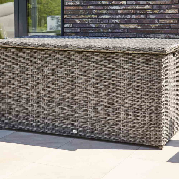 Corido Kissenbox char-gre Alu/Gefl. Mit Innentasche