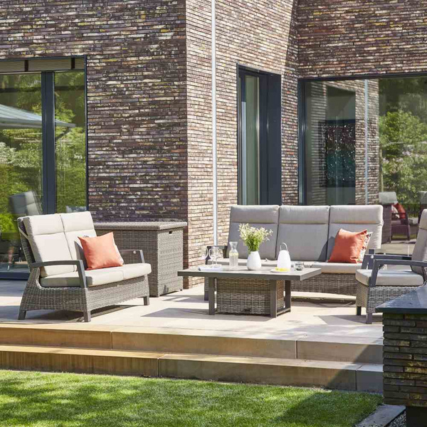 Corido Kissenbox char-gre Alu/Gefl. Mit Innentasche