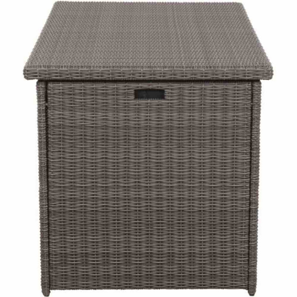 Corido Kissenbox char-gre Alu/Gefl. Mit Innentasche