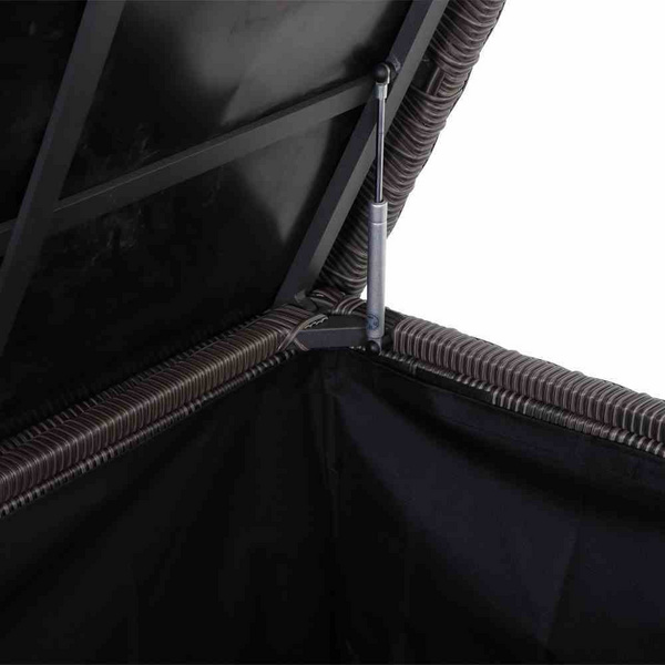 Corido Kissenbox char-gre Alu/Gefl. Mit Innentasche