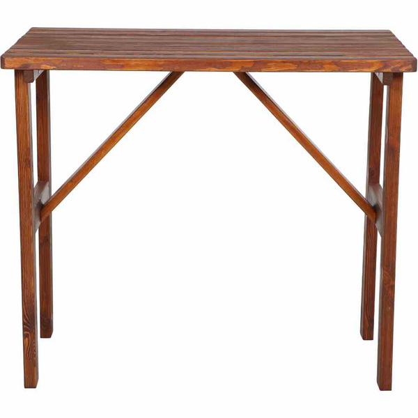 Tessin Bartisch 125x79x108cm Kiefernholz braun