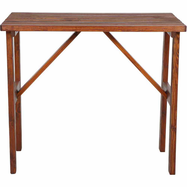 Tessin Bartisch 125x79x108cm Kiefernholz braun