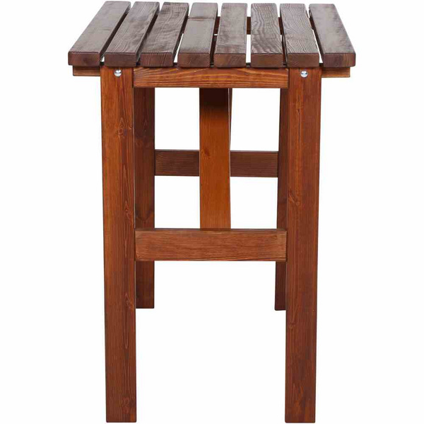 Tessin Bartisch 125x79x108cm Kiefernholz braun