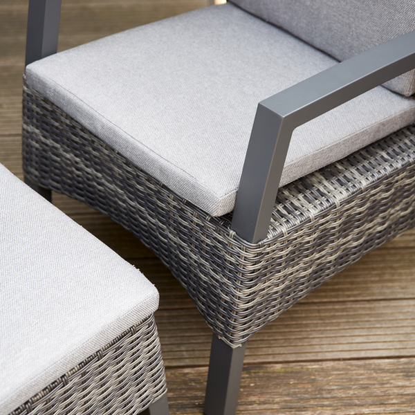 Taranto Hocker Alu, Geflecht