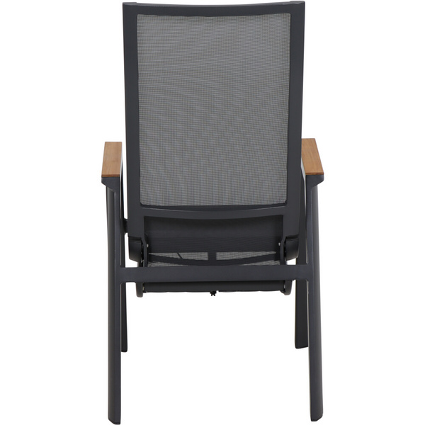 Rondo Relax Move Alu, matt-anthrazit, Teak