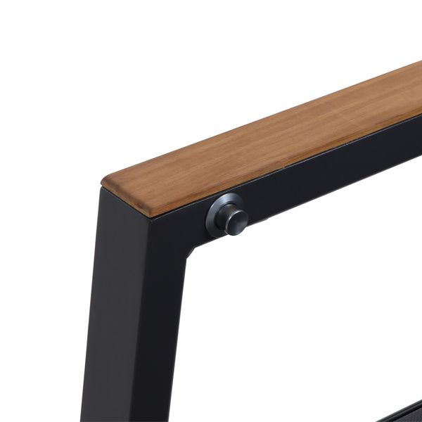 Rondo Relax Move Alu, matt-anthrazit, Teak