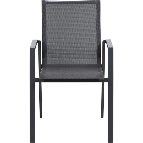 Reno Stapelsessel Alu, TextilBez., matt-anthrazit