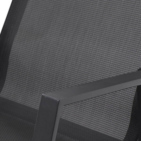 Reno Stapelsessel Alu, TextilBez., matt-anthrazit