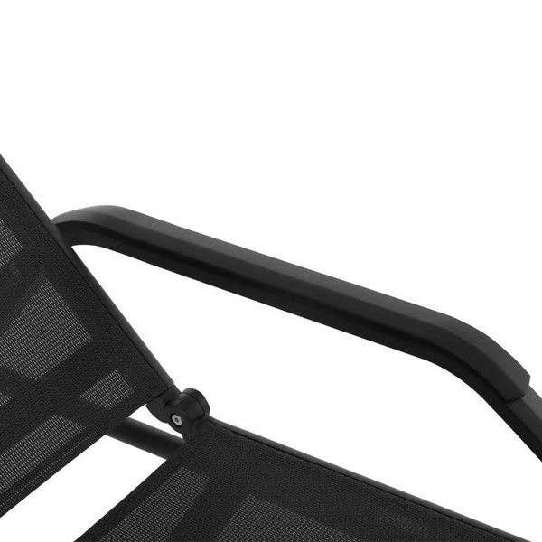 Tesoro Liege, matt anthrazit Alu, TextilBez. silber schwarz