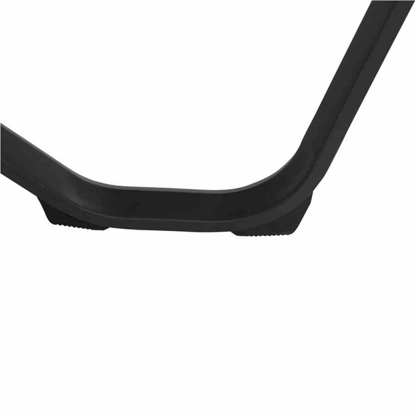 Tesoro Liege, matt anthrazit Alu, TextilBez. silber schwarz