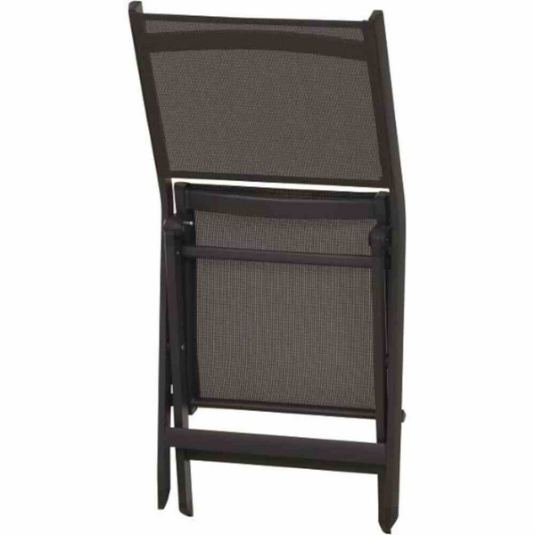 Tesoro Klappstuhl, matt-anthrazt Alu, TextilBez. silber schwarz