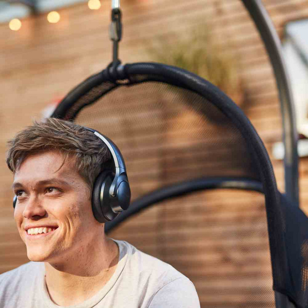 YOBAYA Hängesessel, Cool Black Stahl, TextilBez. schwarz