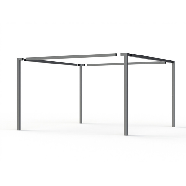 Libera Pergola Basis 315x315x218cm, Gest. Alu pulver in anthrazit