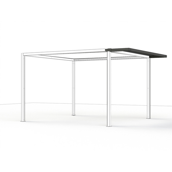Dacherweiterung 60cm passend zu Pergola LIBERA und COMUNA