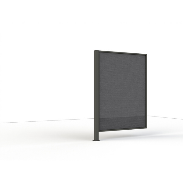 Blende Ranotex® 150cm Blende in anthrazit, inkl. Mittelpfosten