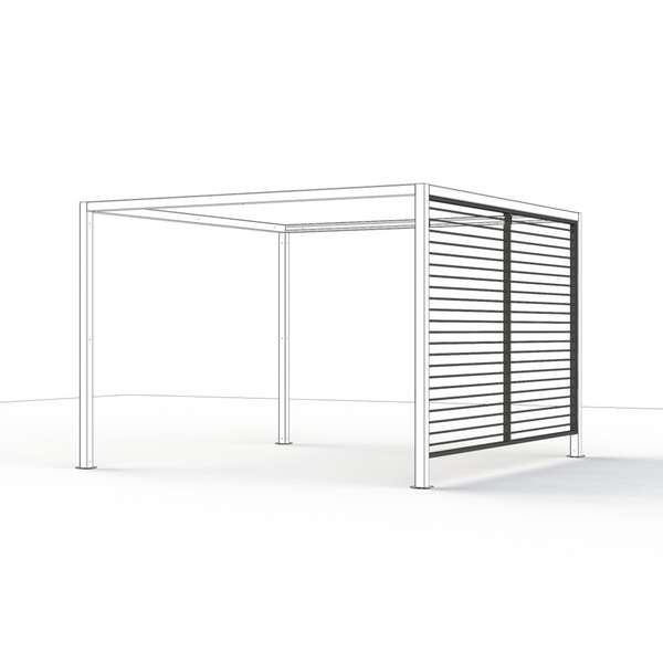 Blende Alu 300cm Blende aus Alu in anthrazit