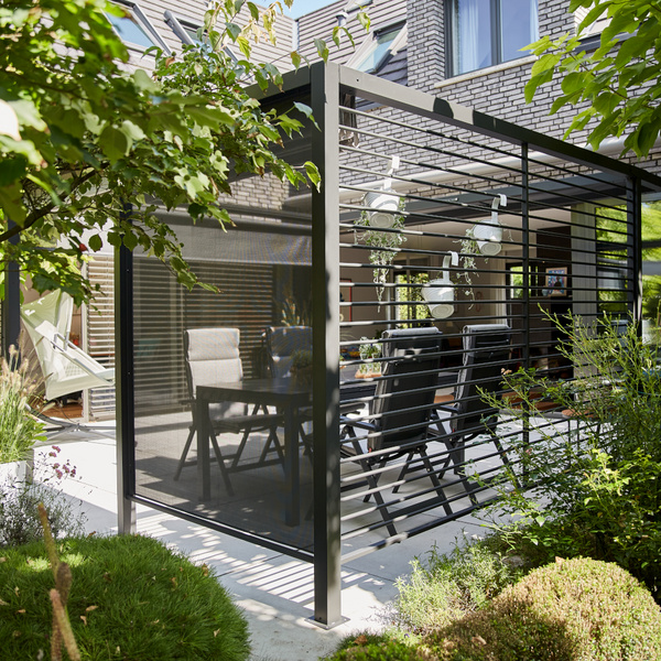 Blende Alu 300cm Blende aus Alu in anthrazit