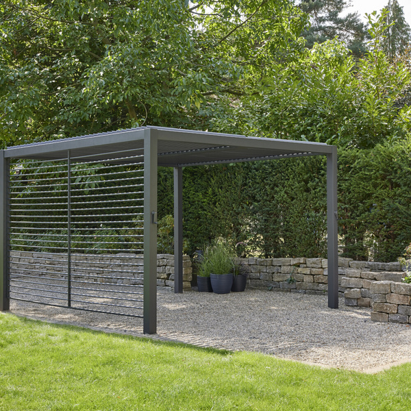 Blende Alu 300cm Blende aus Alu in anthrazit