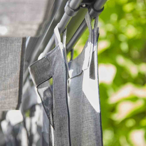 Vorhang anthrazit, 300cm, Insektenschutz in schwarz